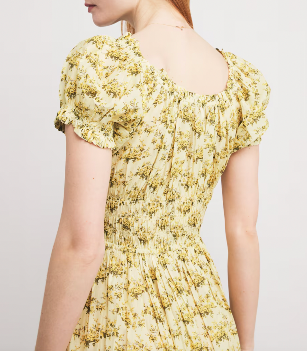 The Ashlynn Maxi Dress by DÔEN combines timeless elegance with practical design through its adjustable tie waist, enhancing comfort and fit. This dress exemplifies that ethos with its Victorian-inspired floral print and delicate puffed sleeves. This maxi silhouette delivers a refined yet effortlessly graceful look, perfect for those who appreciate thoughtful craftsmanship and poetic style.