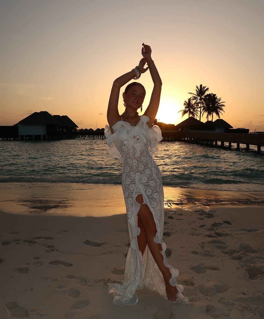 The Catherine Gown is an elegant maxi dress designed to highlight femininity with refined sophistication. Its plunging back neckline adds a subtle allure, complemented by delicate organza ruffles and adjustable straps that ensure both comfort and a tailored fit. Crafted individually, this gown celebrates your unique style while offering an exclusive, striking presence for any special occasion.