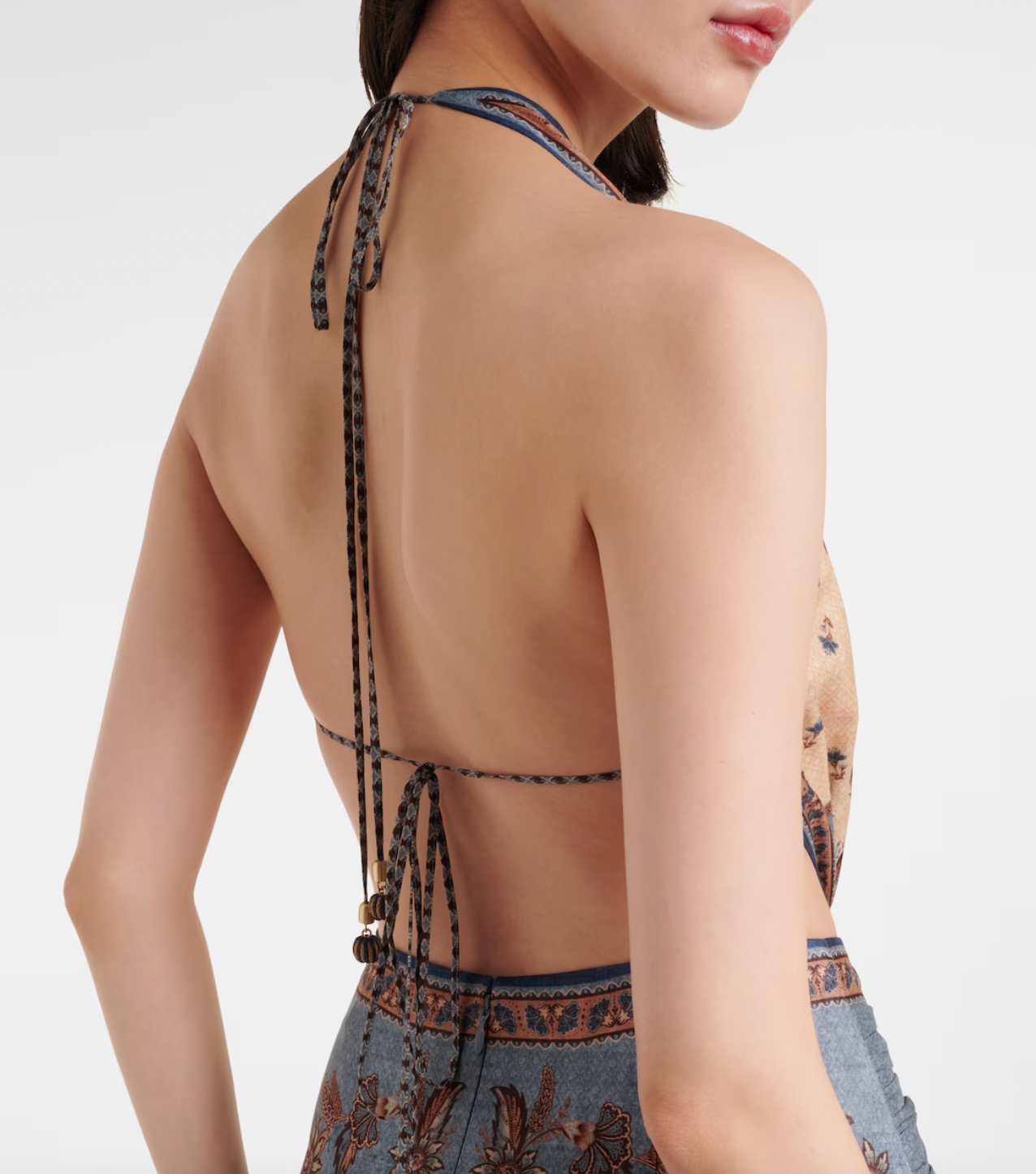 Zimmermann Ascension maxi dress crafted from printed cotton, blending refined design with breathable comfort for a sophisticated look.