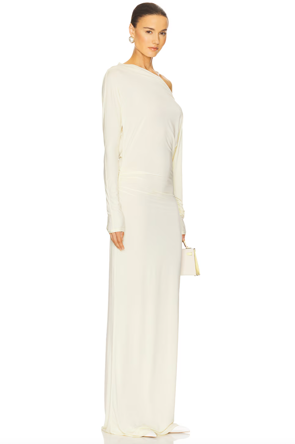 The Nina Dress features an off-shoulder design crafted from soft jersey fabric, offering a comfortable and breathable fit. With its unlined construction and easy pull-on styling, this dress combines effortless elegance with practicality, making it ideal for warm days and relaxed occasions.