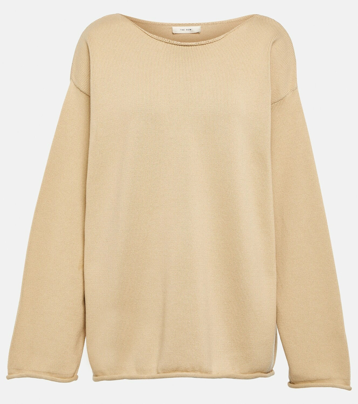 The Calas oversized cotton sweater from The Row exemplifies expert craftsmanship and timeless design. Made entirely from premium cotton, this sweater offers a soft, breathable feel ideal for all-day comfort. Its relaxed, oversized silhouette combined with a wide boat neckline creates a sophisticated yet effortlessly modern look, making it a versatile addition to any refined wardrobe.