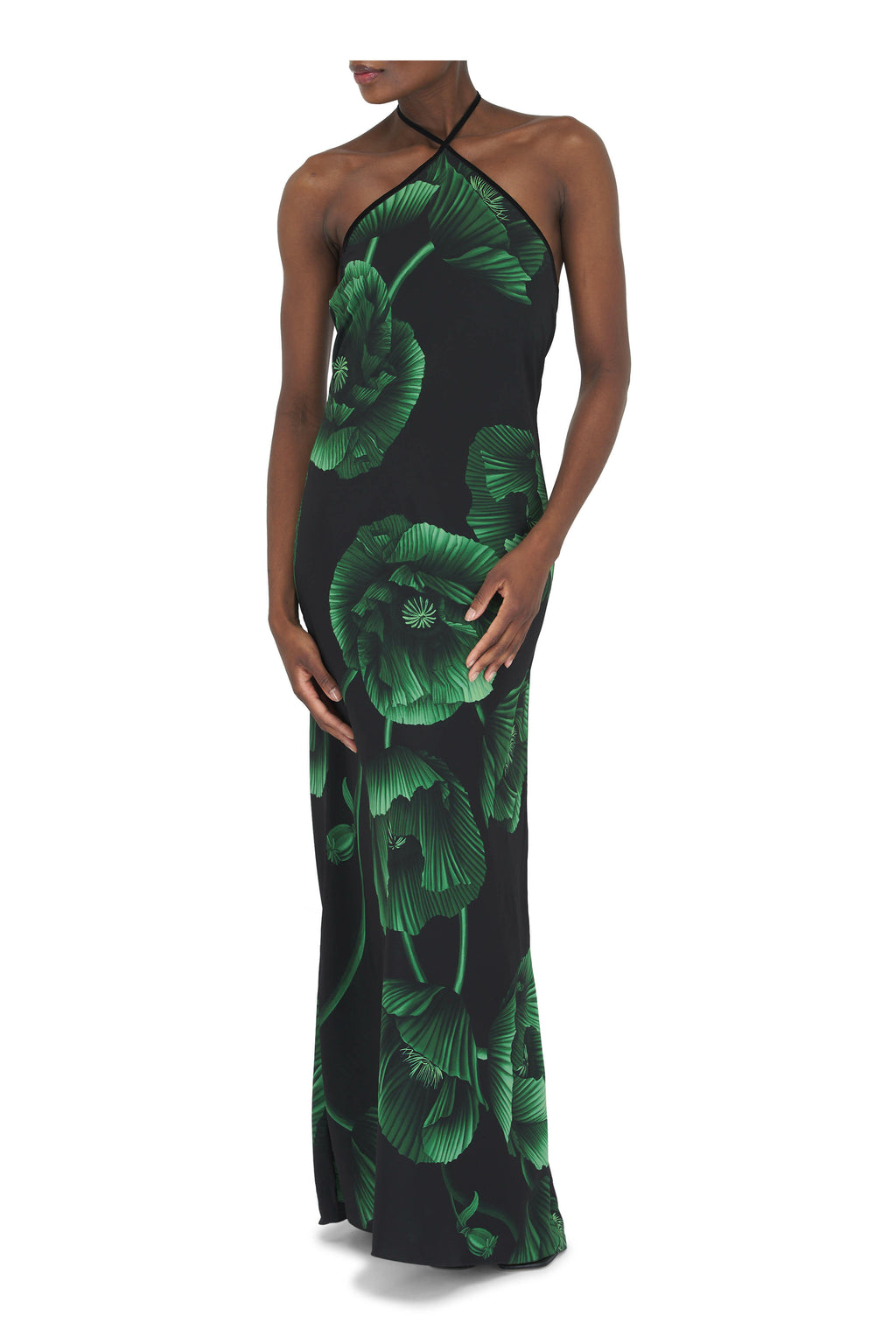 Elevate your wardrobe with the Simple Opulence Green Floral Maxi Dress by Johanna Ortiz. This expertly crafted dress features a flowing silhouette adorned with delicate green floral patterns, combining refined elegance with a touch of natural vibrancy. Its lightweight fabric ensures comfort and grace from day to night, making it an ideal choice for sophisticated occasions or elevated everyday wear. The design reflects timeless style, offering an effortless way to showcase understated luxury.