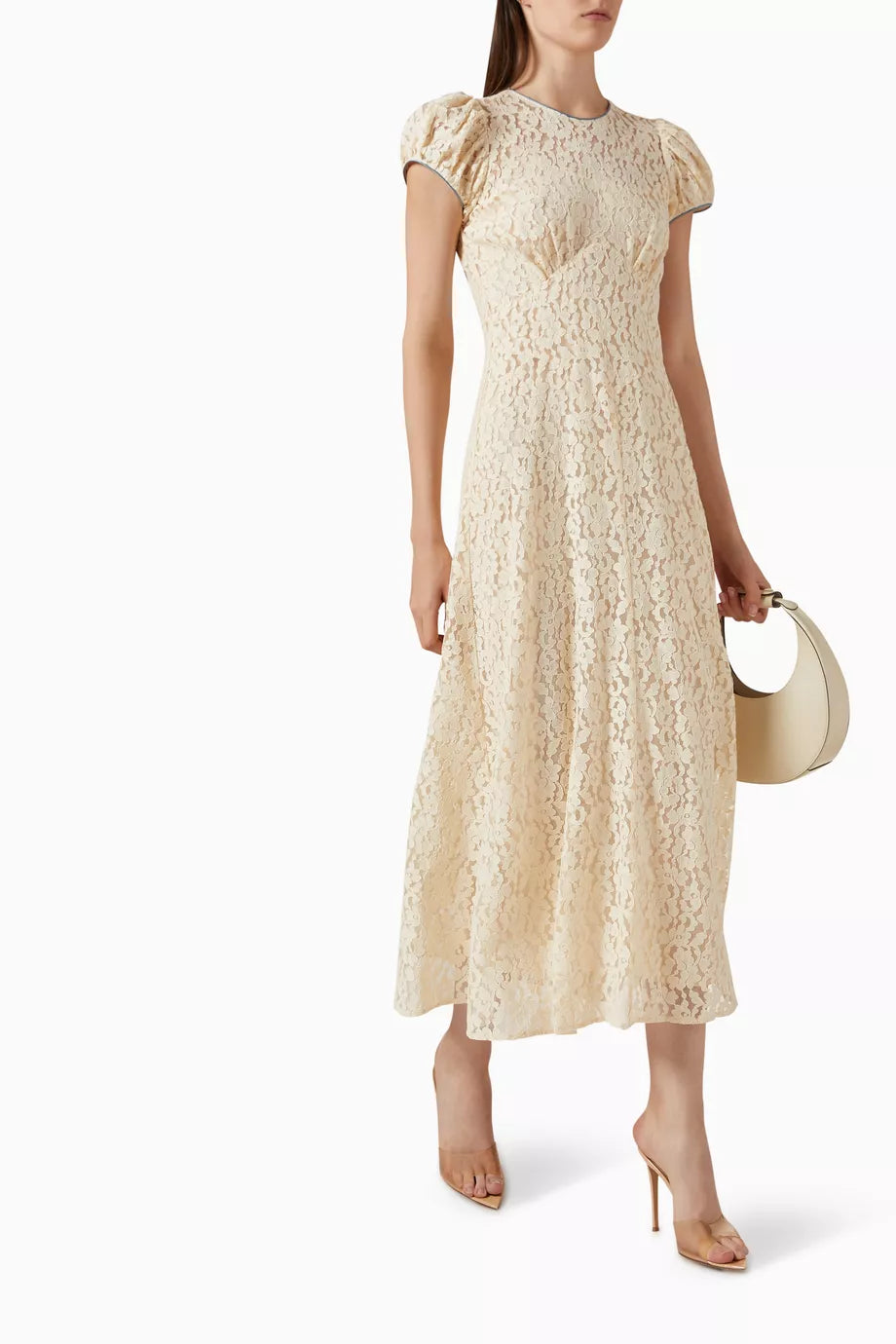 Designed for effortless elegance, the Katarina Maxi Dress in Lace by DÔEN combines delicate fabric with a flattering silhouette. Its fitted waist enhances your shape while the flowing A-line skirt adds graceful movement. Perfect for romantic dates or casual brunches, this dress offers a complete look that pairs beautifully with minimal accessories, making it an essential piece for refined, versatile style.