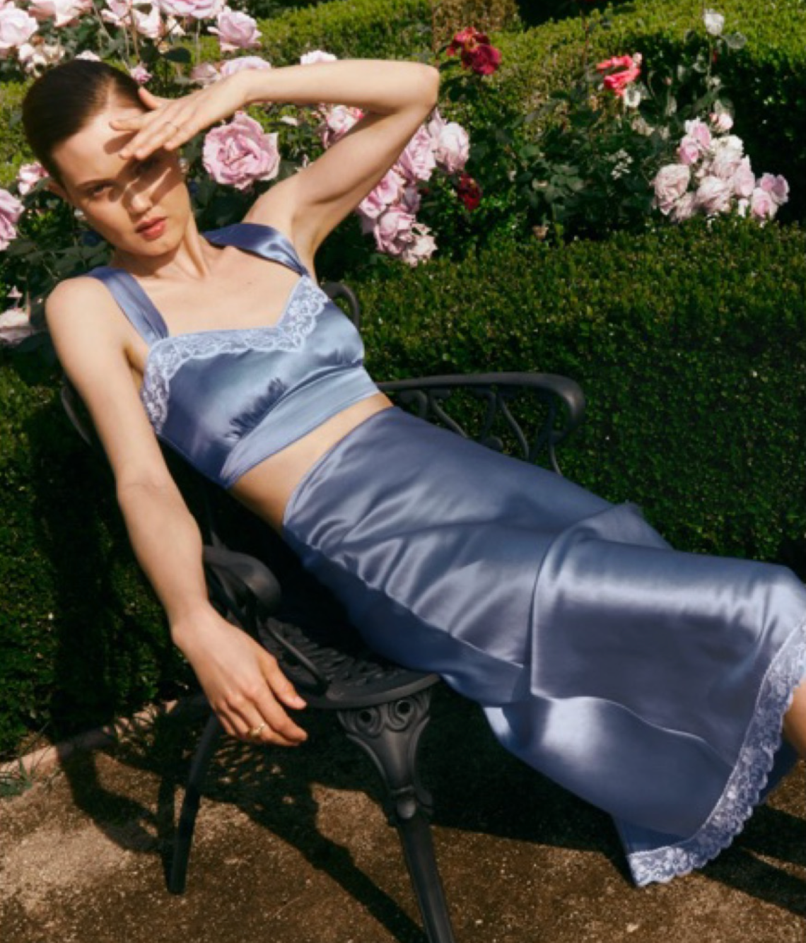 Reformation’s Beatrice Silk Set exemplifies sustainable luxury, crafted from eco-friendly materials that honor both style and the environment. This set features premium silk sourced responsibly, ensuring a soft, breathable feel while minimizing ecological impact. Designed with the modern wardrobe in mind, it balances timeless elegance with conscious production practices, from climate-neutral manufacturing to transparent sourcing. 