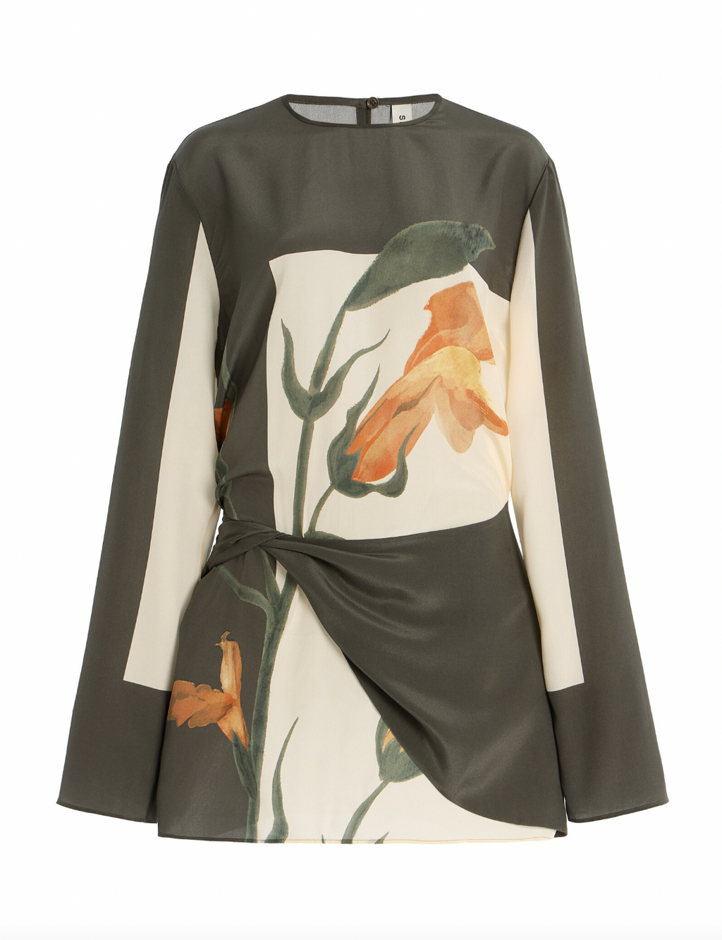 Crafted from 100% silk, the Constance Twist Mini Dress in the elegant Iris shade offers a refined silhouette with a secure zip fastening. Designed for spring, its luxurious fabric and tailored fit ensure both comfort and sophistication. Dry clean only to maintain its pristine condition. Imported quality that combines expert craftsmanship with timeless style.
