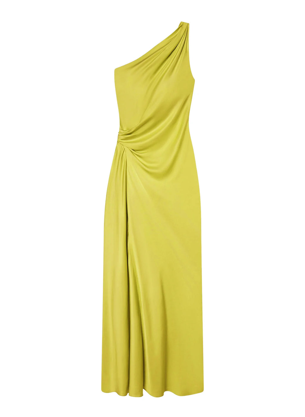 The Aster Satin One Shoulder Gown by A.L.C features a fully lined interior for optimal comfort and structure. Its hidden side zipper ensures a seamless silhouette, while the ruffled satin fabric adds sophisticated texture and movement. Perfect for formal occasions, this gown combines elegant design with practical details for a refined look.