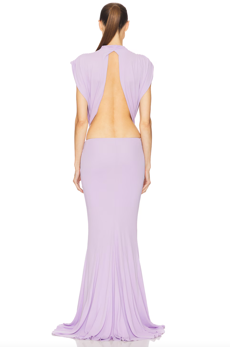 The Constantina Jersey Dress With Bow offers a sophisticated silhouette through its soft jersey fabric and strategic cut-outs at the back and waist, enhancing both style and fit. Its partial lining ensures comfort and ease of wear, while the satin bow detail provides an elegant accent. Designed for special occasions, this dress combines refined aesthetics with practical comfort for a polished, contemporary look.