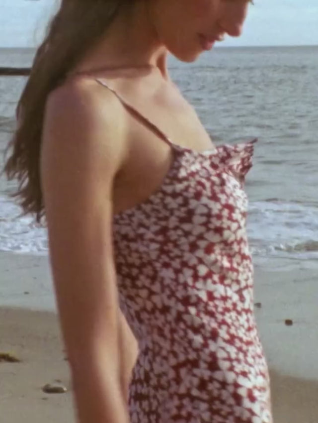 Meet The Skye — the slip dress that effortlessly combines elegance with comfort. Featuring a delicate frilled neckline and a graceful bias-cut design that gently hugs your curves, this piece is crafted to enhance your natural beauty. Versatile and refined, it's the timeless essential every wardrobe deserves. Wear it solo and let it speak for itself.